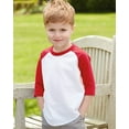 thumbnail image 3 of TODDLER BASEBALL JERSEY WHI/RED 4T, 3 of 7