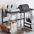 thumbnail image 1 of 1PC Metal Dish Rack, Kitchen Organizer For Drying, Storage And Display Of Tableware, Kitchen Accessories, 1 of 4