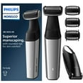 thumbnail image 1 of Philips Norelco Bodygroom Series 5000 Showerproof Body & Manscaping Trimmer For Men With Back Attachment Bg5025/40, 1 of 13