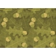 thumbnail image 1 of Ahgly Company Machine Washable Indoor Rectangle Transitional Oak Brown Area Rugs, 2' x 3', 1 of 7