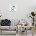thumbnail image 2 of Stupell Industries Blue Abstract Shapes Collage Painting Black Framed Art Print Wall Art, Design by June Erica Vess, 2 of 7