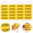 thumbnail image 4 of COSMOBETTY 20pcs Yellow Device Down Switch Label Stickers PVC Material, 4 of 8