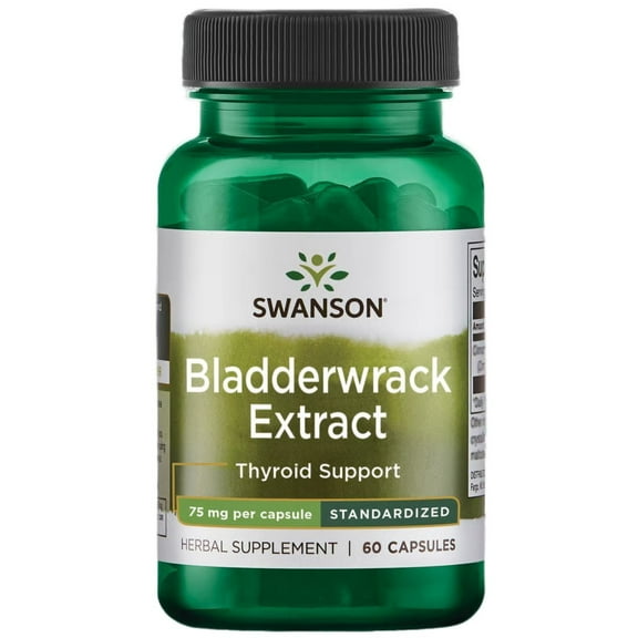 Swanson Bladderwrack Leaves 60 Capsules