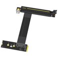thumbnail image 1 of Adapter cable M.2 NVME to PCIE X16 adapter graphics card extension cable 90 degree PCI Express 3.0 16X to, 1 of 5