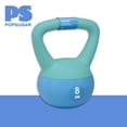 thumbnail image 2 of Popsugar 8lb Soft Shell Kettlebell, Blue, Sand Filled, 2 of 8