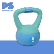 Popsugar 8lb Soft Shell Kettlebell, Blue, Sand Filled