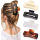 thumbnail image 1 of wonima44 Canitor 4.1 Inche Large Hair Claw/Clips for Thick Hair, Acrylic, Banana Claw, Non-slip, Rectangular Jaw Big Gifts for Women, Girls - 4 PCS, 1 of 1