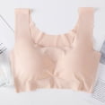 thumbnail image 1 of Sujetador deportivo de talla grande para mujer, ropa interior japonesa sin costuras, sin aros de acero, a prueba de golpes, para yoga, 1 of 1