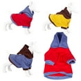 thumbnail image 2 of DOPI Pet Sweatshirt Dual-color Keep Warmth Two-leg Fashion Pet Dogs Cats Hoodie Costume for Autumn, 2 of 8