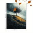 thumbnail image 3 of Qisvanset 12x16 Inch Stormy Lone Tree Canvas Wall Art, Dramatic Moody Scenery Rustic Atmospheric Home Decor, 3 of 8