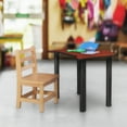 thumbnail image 2 of Ferris 26" x 24" Desk - Cherry/ Black, 2 of 6