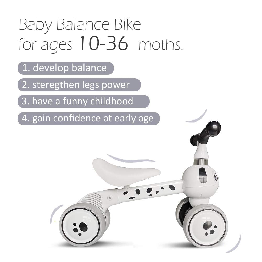 XIAPIA Baby Toddler Tricycle Bike No Pedals 10-36 Months Ride-on Toys Gifts Bike 