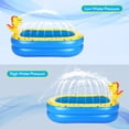 thumbnail image 4 of 170 * 103 * 90cm/ 67 * 41 * 35in Large Inflatable Swimming Pool for  Cute Dinosaur Sprinkler Pool  Playing Pad Summer   Kiddie Pool for Outdoor Backyard, 4 of 7