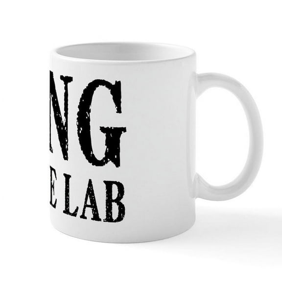 CafePress - King Of The Lab Mug - 11 oz Ceramic Mug - Novelty Coffee Tea Cup