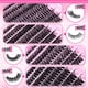 thumbnail image 2 of Extensiones de pestañas Cluster Wiwoseo, 560 unidades, Lash Clusters, rizo en forma de D, 2 of 7