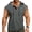 Gray, variant on Tank Tops For Men Hoodie Workout Sun Shirts Sleeveless Button Relaxed Fits Cooling Beach Tee Shirt