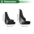thumbnail image 3 of Guardabarros Unique Bargains para Ford Fiesta (Hatchback) 2009-2012 con accesorios de montaje, 3 of 6