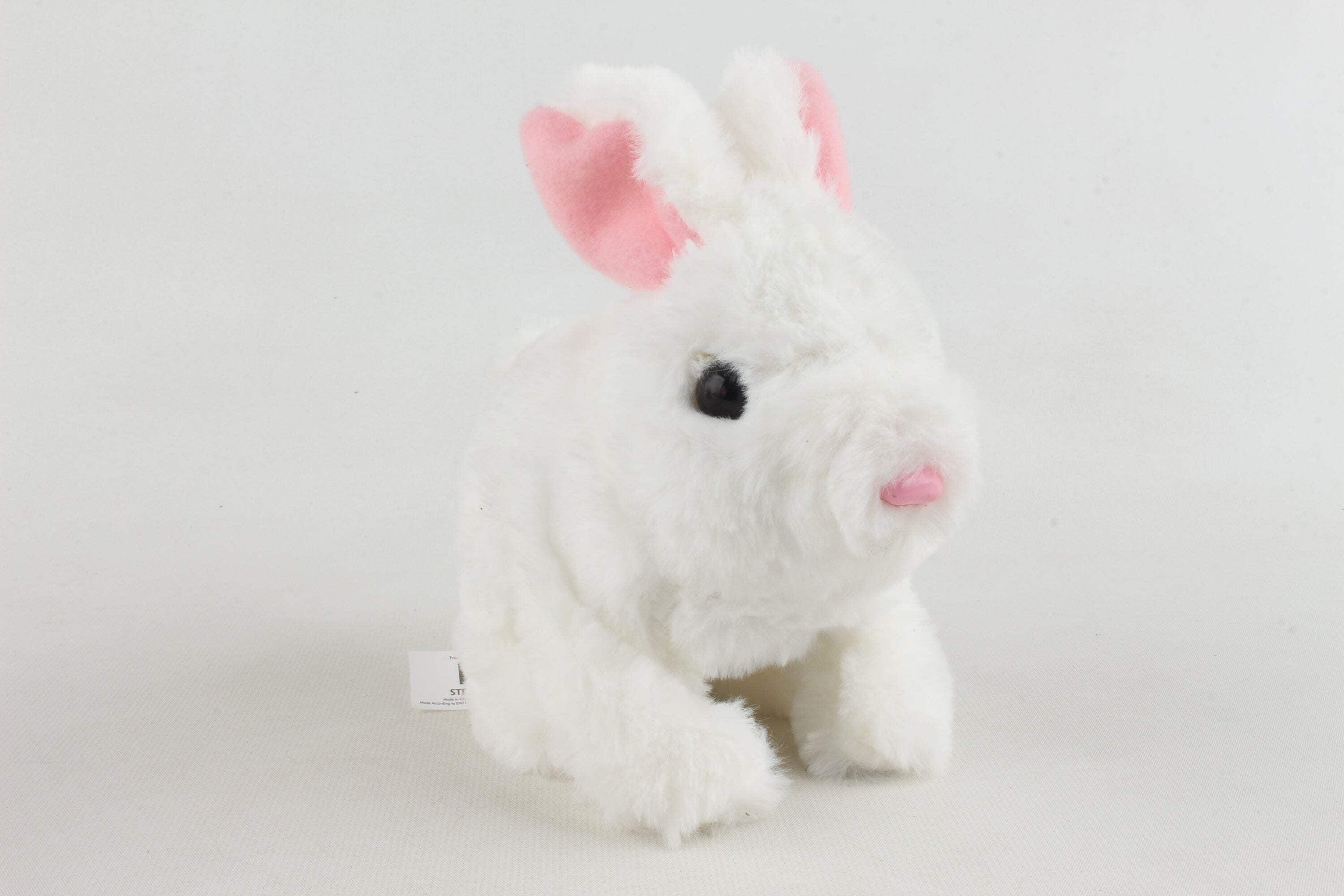 Pugs At Play PAP10 6.5 x 3.5 x 6 in. Pugs at Play Hopper Jumping Rabbit Plush Toy