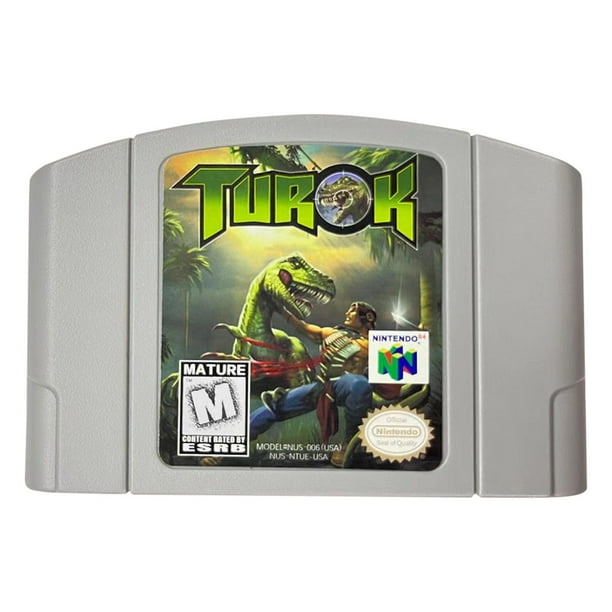 Cartucho Consola Regalos N64 Videojuego Bros para Niñas (turok)