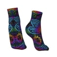thumbnail image 4 of Bingfone Indian Mandalas Dragonfly Design Patterned Men'S Women'S Casual Cotton Socks, 4 of 9