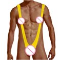thumbnail image 3 of Honeeladyy Summer ice silk men's underwear Men's Fashion Pullover Attractive Underwear Bib Overalls, 3 of 4