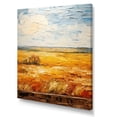 thumbnail image 2 of Designart "Summer Meadow View from Farmhouse Windows" Farm Canvas Wall Art - Country Yellow Farm Windows Bedroom Canvas Wall Art, 2 of 6