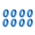 thumbnail image 1 of 1/4/8 Pcs Housse en Silicone pour Roues de Valise, Housse de Protection pour Roues de Valise, Garde-Roues, Accessoires pour Bagage Cabine, Housse de Roues pour Réduire le Bruit, Bleu, 8 Pcs, 1 of 6
