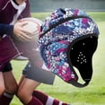 thumbnail image 1 of Casco de Rugby para niños, gorra de Rugby, protección transpirable, casco de fútbol, gorros de Rugby Estilo A, 1 of 8