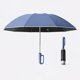 thumbnail image 5 of Paraguas plegable automático Yuyangstore de 8 costillas azul para lluvia y sol, 5 of 7