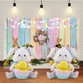 thumbnail image 5 of Easter Balloons Standing Bunny Balloons Eggs and Rabbit Balloon With Base for Easter Party Supplies Decorations Chick hatching Cute Rabbit Shaped Foil Mylar Balloon Kits 2PCS, 5 of 7