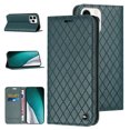 thumbnail image 1 of Allytech for Apple iPhone 13 Pro 6.1 inch Cover,Premium Leather Wallet Case Flip Kickstand Cover RFID Blocking Card Slots Magnetic Closure Phone Case,Green, 1 of 11