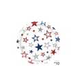 thumbnail image 1 of B 10 Piece American Flag Patriotic Paper Plates For Independence Day Party 7 Inch, 1 of 6
