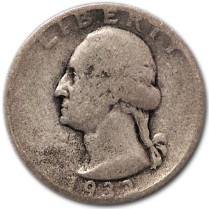 Collectible 1932-D Washington Quarter AG