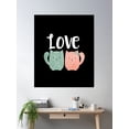 thumbnail image 2 of Love Cats Poster Wall Art, Modern Wall Decor, 12x18 UNFRAMED, 2 of 3