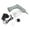 Grey 150ml, variant on Dualoai Hair Perming Foam Machine Hair Curly Cold and Hot Perm Portable Styling Tool Grey 150ml