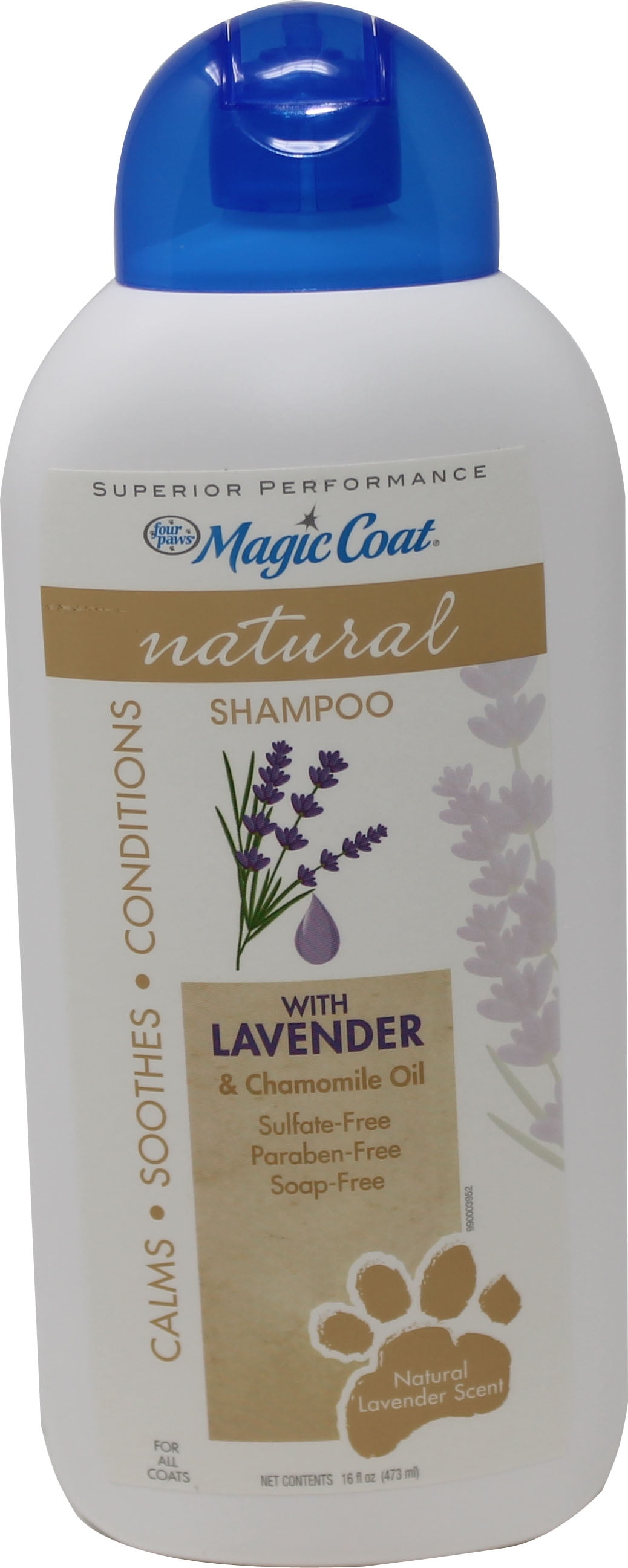 Four Paws Magic Coat Natural Dog Shampoo, Lavender & Chamomile, 16