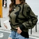 thumbnail image 1 of Puntoco Suéter Mujer Invierno Casual Estampado Puff Manga Larga Cuello Redondo Jersey Top Navidad Liquidación Puntoco Puntoco-888, 1 of 4