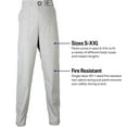 thumbnail image 3 of Speedway Motors Economy SFI-1 Fire Resistant Racing Suit Pants, FRC Material, Elastic Cuffs, Adjustable Waist, TPP 6 Rated, Suitable for All Racing Types, Grey, Large, 3 of 7