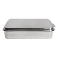 thumbnail image 4 of Gexandy Stainless Steel 9 X 13 Inches Covered Cake Pan with Stainless Steel Lid, Deep Pan for Baking Cakes, Breads, Casseroles, Fish, Vegetables and More, 4 of 7