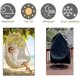thumbnail image 2 of Fundas para sillas de jardín con cremallera, duraderas, grandes, de mimbre, para columpio, impermeables, resistentes a la intemperie, para exteriores, resistente al viento kaili Sencillez, 2 of 5