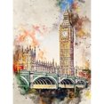 thumbnail image 1 of Cuadros Decorativos Big Ben bordado completo hilo de algodón ecológico 11CT punto de cruz contado (ACC-136) Wdftyju de costura negro 4 estilos, 1 of 9