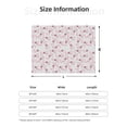 thumbnail image 2 of Salouo Cute Bow Tie Print Throw Blanket Gifts for Women Men Soft Flannel Blanket for Home Living Room Decor Bedroom Blanket Gifts for Mom Dad -80"x60", 2 of 7