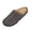 Gray, variant on Mules for Women Slip On Flats Closed Round Toe Backless Loafers Suede Like Minimalist Classic Casual Dressy Office Comfort Summer Walking Shoes
