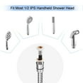 thumbnail image 6 of Shower Hose, 118 Inches Extra Long Stainless Steel Handheld Shower Head Hose with Brass Insert and Nut - Durable and Flexible(Chrome), 6 of 8
