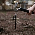 thumbnail image 4 of Tente Marteau Clou Puller Outils de Camping Fine Clou Puller Fine Exécution Handly Poignée Multifonctionnelle Équipement de Randonnée Peg Pullers Gris, 4 of 9