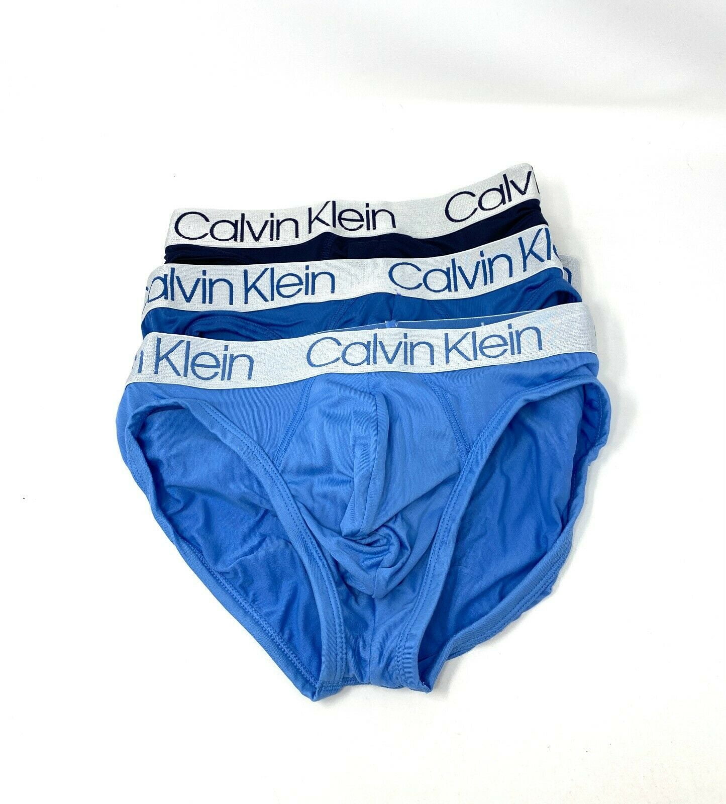 3Pack Men Underwear Calvin Klein Iconic Cotton Stretch Hip Brief Logo