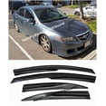 thumbnail image 2 of EOS Smoke Tinted JDM Style Side Window Visor Rain Guard - Acura TSX 04-08 2004 2005 2006 2007 2008, 2 of 4