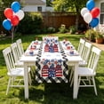 thumbnail image 5 of Nkmbld Patriotic Table Runner, 13x72 Inch Vintage 4th of July Table Runners Decoration for Farmhouse Kitchen Dinning Indoor Outdoor Home Party Supply, 5 of 8