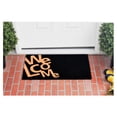 thumbnail image 3 of Angle Welcome Natural/Black Doormat, 3 of 3