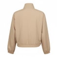 thumbnail image 2 of Chamarra George para Dama, con Cuello Alto Beige Talla G, 2 of 4